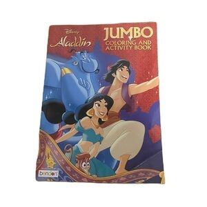 Disney Aladdin Coloring & Activity Book NEW Jasmine